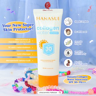 Hanasui Sunscreen Collagen Water Spf 30 30 Gr