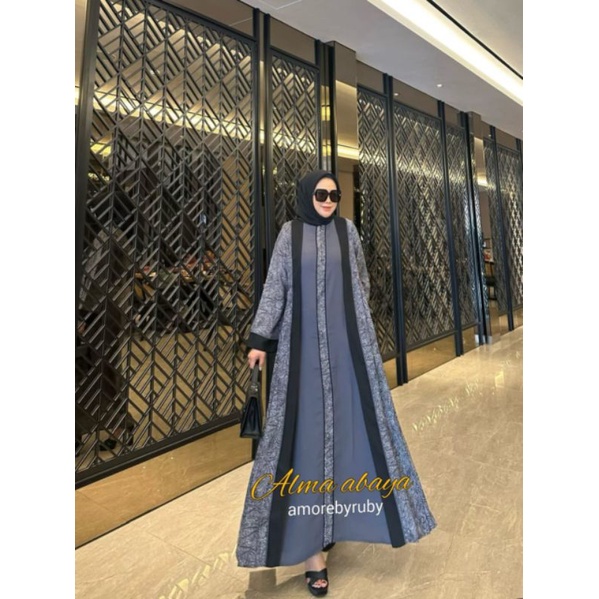 Abaya Alma Amore by ruby gamis original