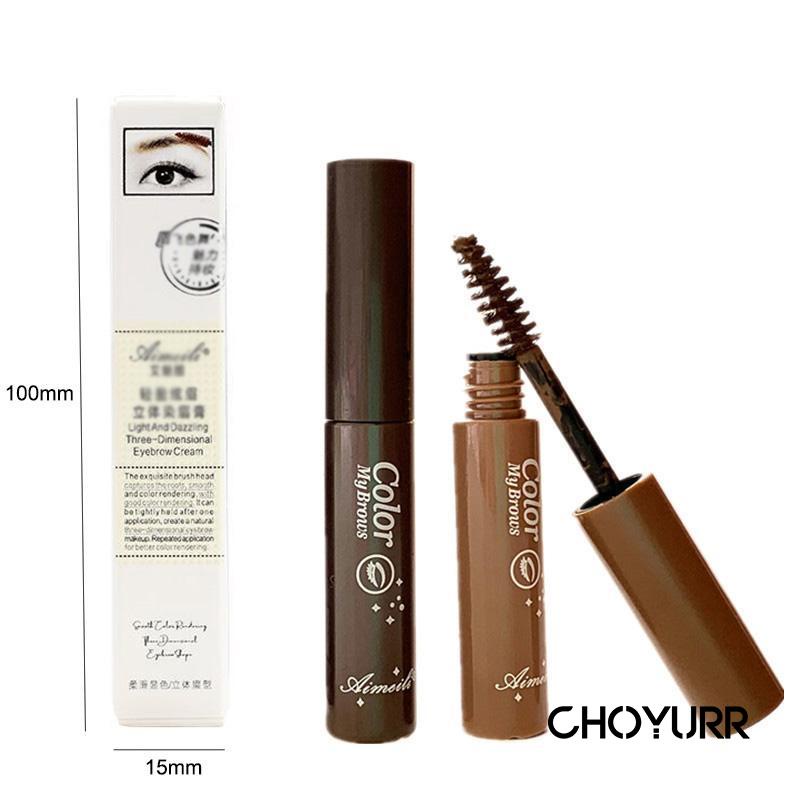 【COD】Eyebrow Gel  3D Penebal Alis Penghitam Alis Eyebrow Browcara Brow Cara Brow Mascara Anti Air Tahan Lama-CH