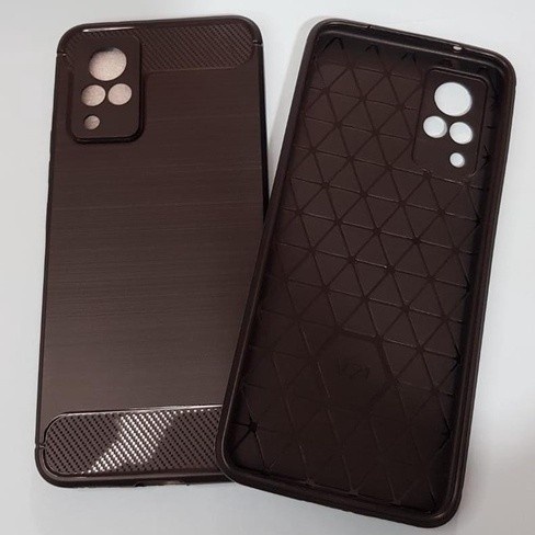 VIVO Y16 V20 V21 5G V21 4G CASE IPAKY KARBON SOFTCASE SILIKON HITAM MOTIF CARBON CASING COVER KARET PELINDUNG BELAKANG