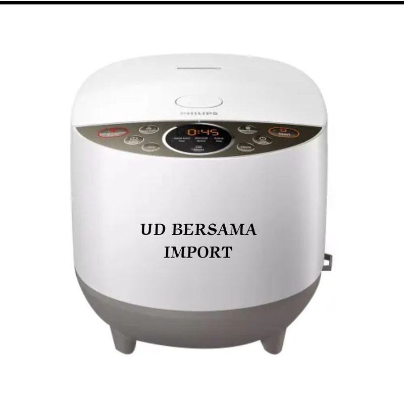 PHILIPS Rice Cooker Digital 1.8L/Penanak Nasi/Rice Cooker Digital HD4515/33 White