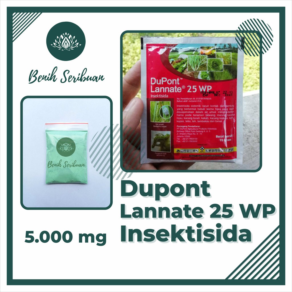 Benih Seribuan - Insektisida Tanaman Dupont Lannate 25 WP Merah