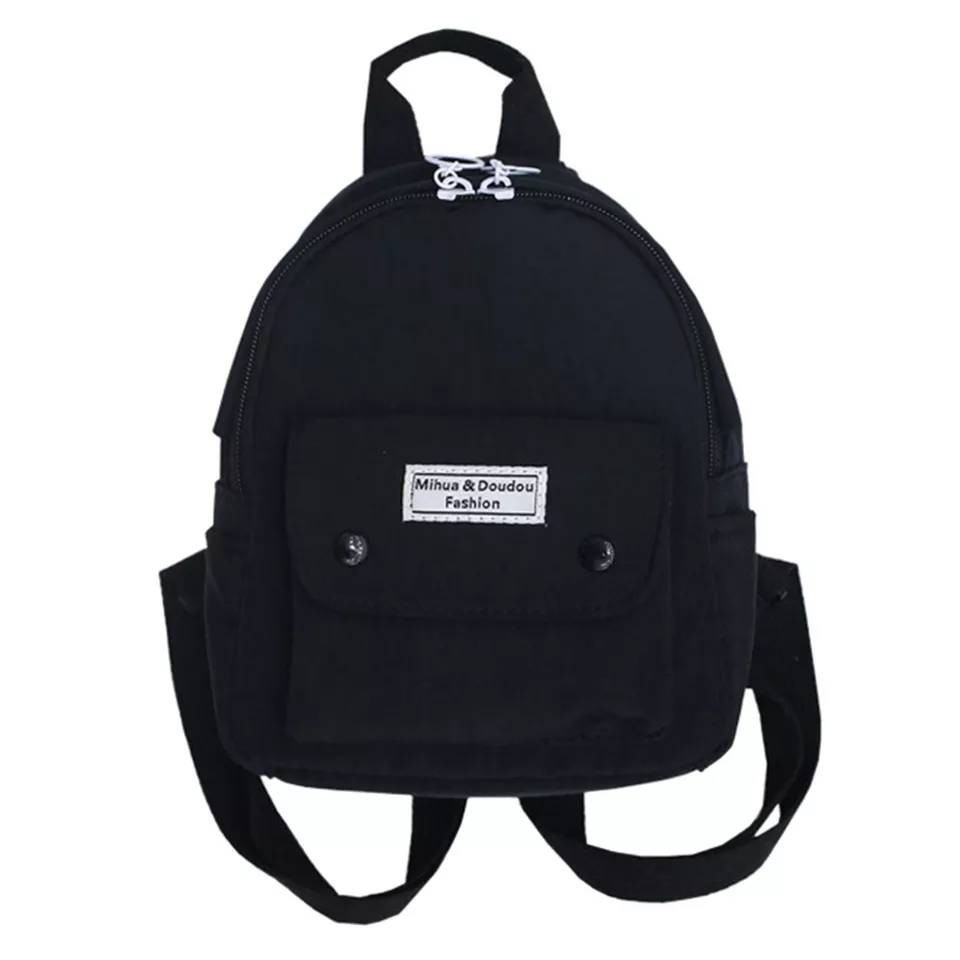 Kamina - Tas Ransel Mini Wanita - Ransel Korea Style Fashion Mihua-Hitam