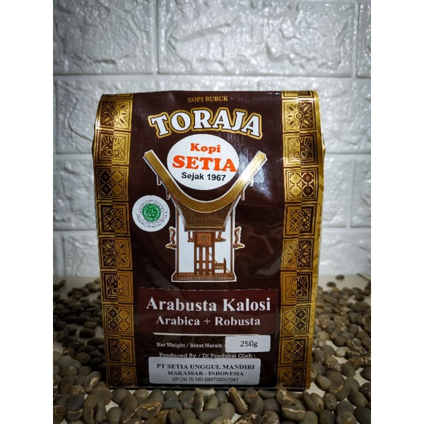 Jual Kopi Bubuk Kopi Biji Arabusta Arabica Robusta Toraja Kalosi Asli Setia Makassar Shopee 6663