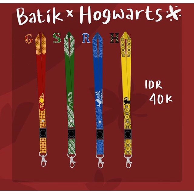 

JUAL Hogwarts lanyard
