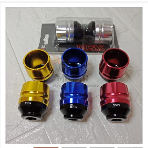 Jalu As Roda depan mini full cnc Model Corong Beat Mio scoopy vario nmax pcx universal