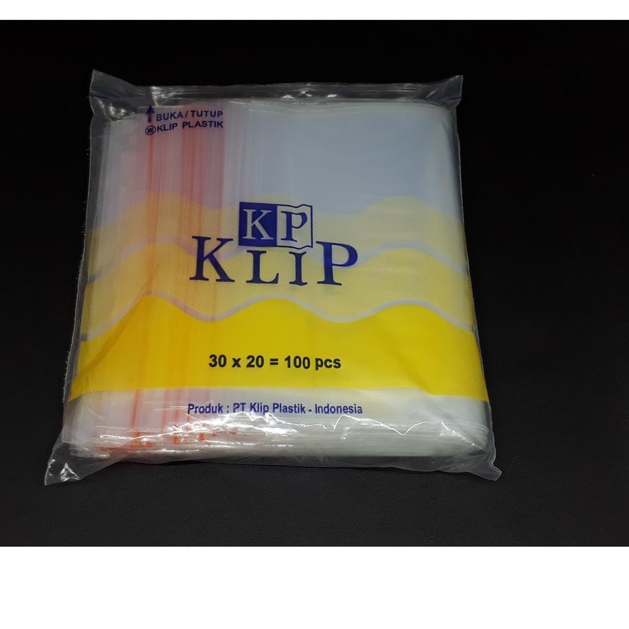 Ready Stock PLASTIK KLIP SIZE 20 X 30 CM - KANTONG KP BENING UKURAN 20X30 ISI 100 LEMBAR