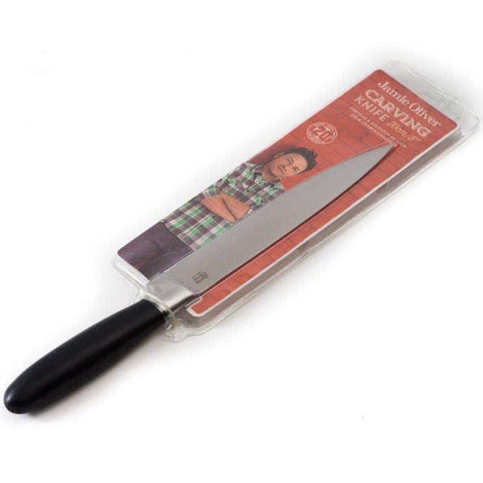 [Pisau Dapur] Jamie Oliver Jc7502 Carving Knife Black [Knife]