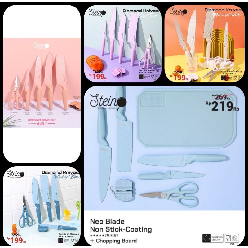 Steincookware knife set