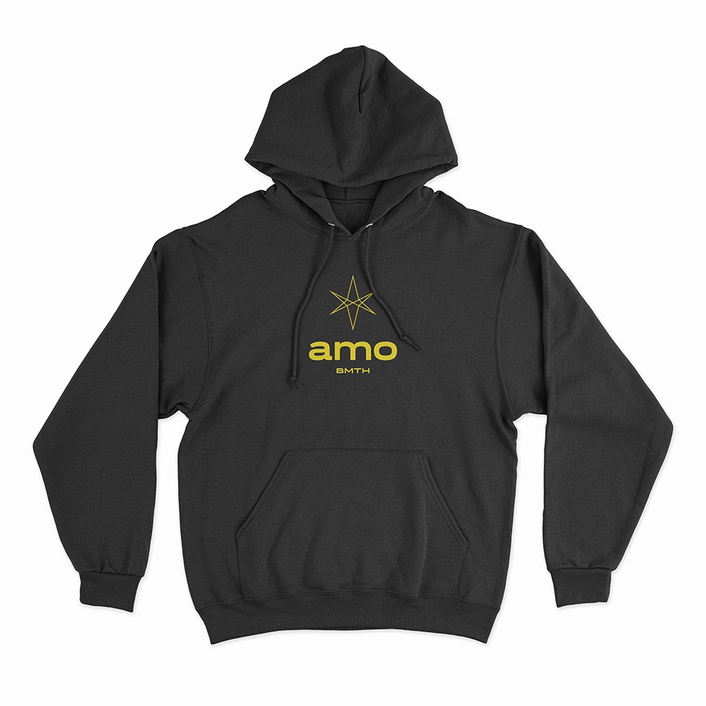 Hoodie Band BMTH Bring Me The Horizon AMO Sweater Pria Wanita Musik Metal