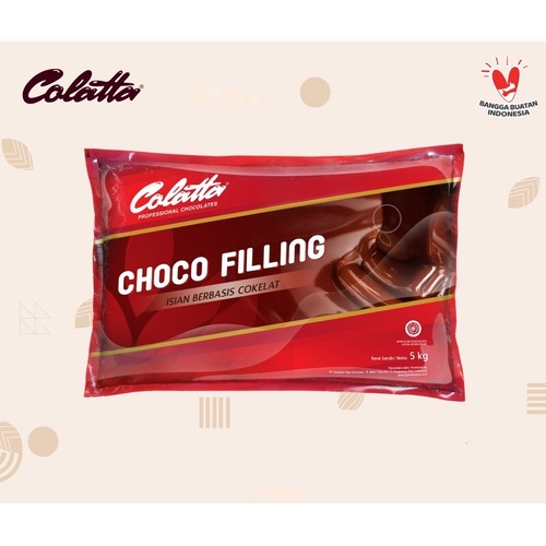 

Selai COKLAT / SELAI ROTI / SELAI FILLING COKLAT / Filoku Repack 500gr / COLATTA / TULIP