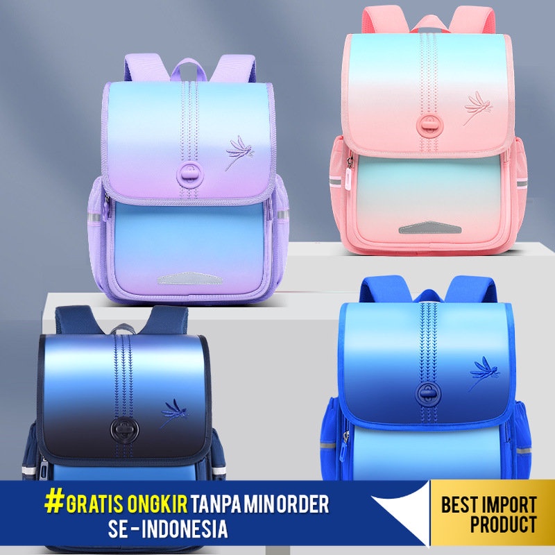 Tas Pria Wanita Internet Hot Sekolah Dasar Siswa Sekolahnya    Kanvas Tas Bahu Tas Kapasitas Besar P