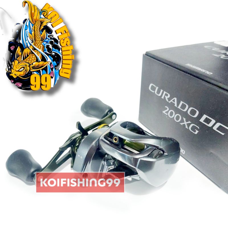 REEL BAITCASTING SHIMANO CURADO DC 200XG (2022) *Handle Kanan