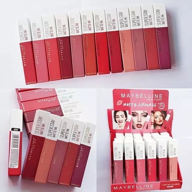 MAYBELLINE STAY MATTE INK LIQUID MATTE LIPSTIK / MATTE INK MAYBELLINE LIPSTIK / TAHAN LAMA 24 JAM / 