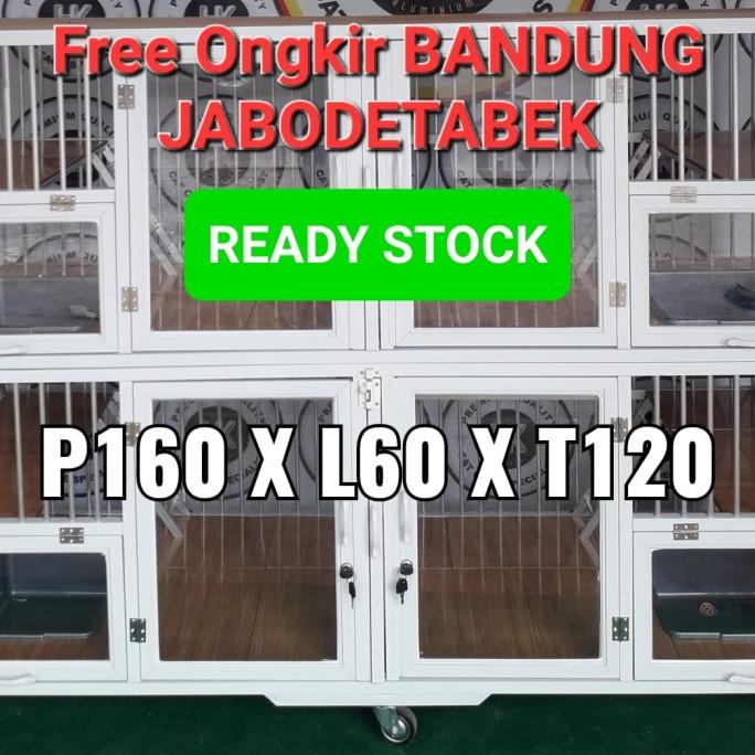 Kandang Kucing Aluminium 4 Kamar