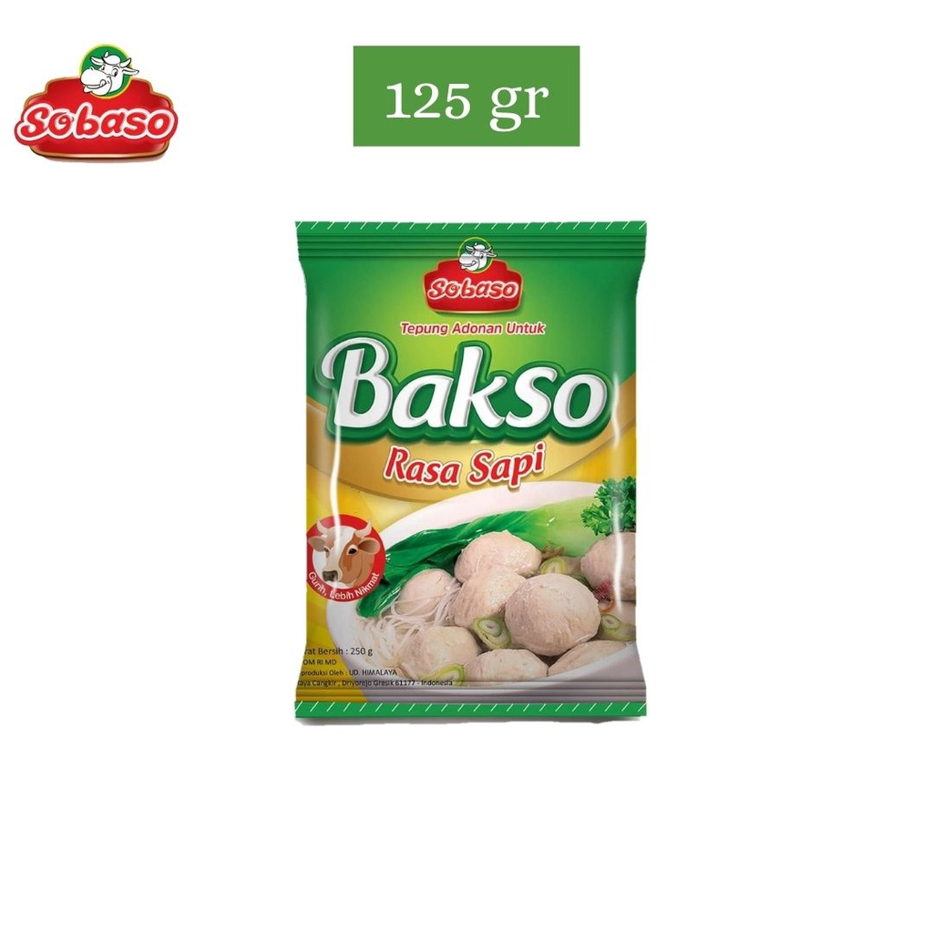 Tepung Bakso Rasa Sapi Sobaso 125gr