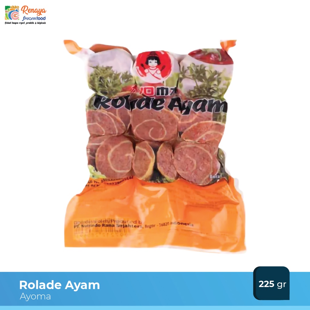 

Jual Ayoma Rolade Ayam 225 gram Frozen Food Makanan Instan Beku Original Termurah - Renaya.Frozen