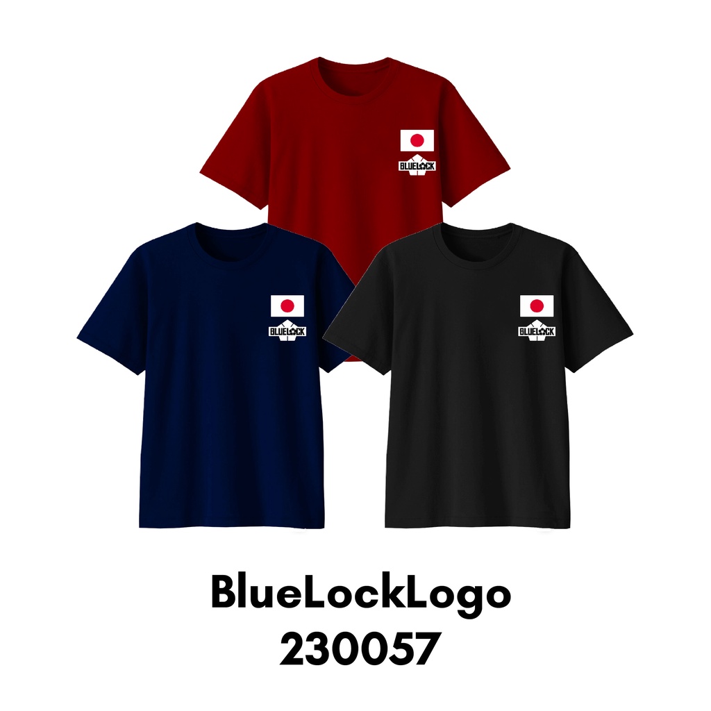 Baju Kaos Anime Size Bayi Anak Remaja Dewasa Blue Lock Soccer Series Bahan Katun Combed 30s