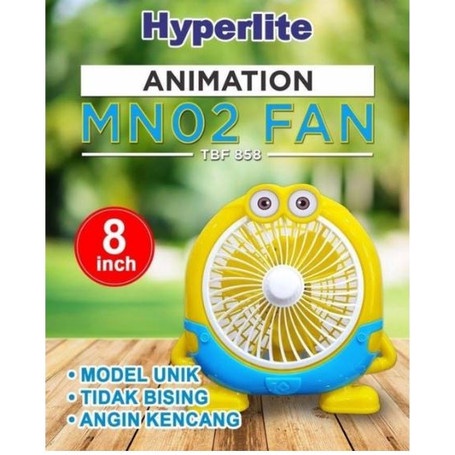 HYPERLITE Kipas Angin Meja 8 Inch Minion MN02 - Garansi 1 Tahun