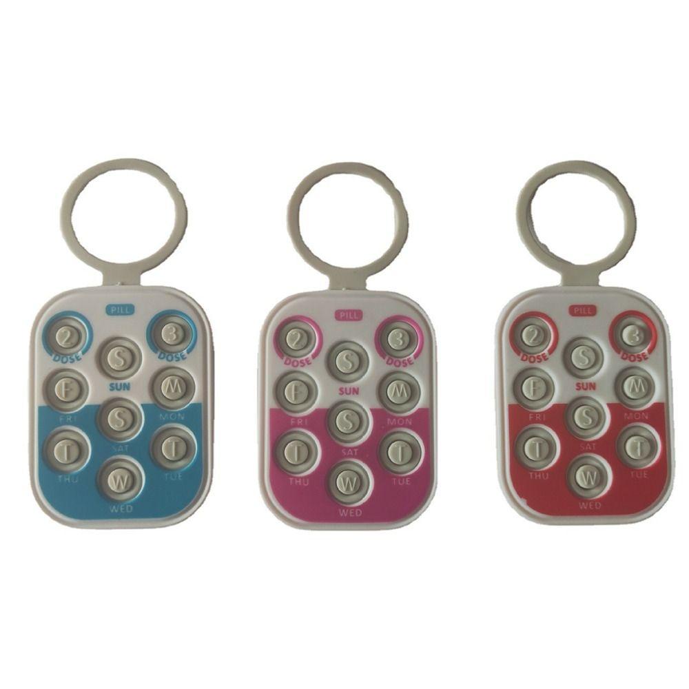 Preva Pill Popper High quality Pill Case Alat Pengingat Kotak Rekam Tombol