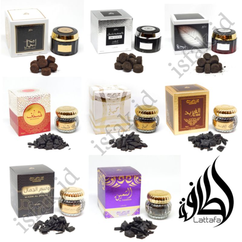 ALL VARIAN Bukhur Lattafa Buhur Latafa Bakhoor Impor Original Bakhour Hayaati Confidential Platinum Al Farid Dupa Wasm Aljamal Rouat Ajial Menyan Shaghaf Gaharu Najdia Al Thameen Deema Qimmah Ajwad Sumou Asad Velvet Oud