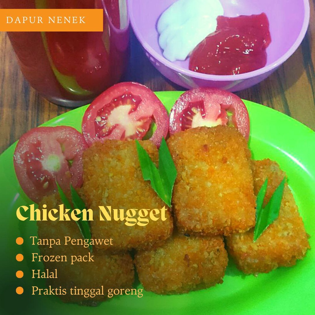 

Chicken Nugget Homemade Frozen Nugget Murah Halal Bergizi