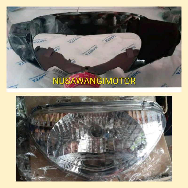 Batok depan plus lampu depan mio sporty lama