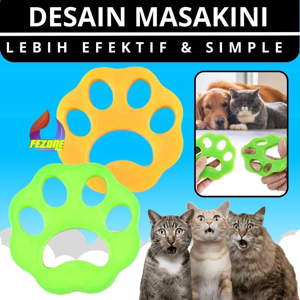 Silicone Pembersih Bulu Hewan Dipakaian / Silikon Reusable Mesin Cuci Murah FEZONE