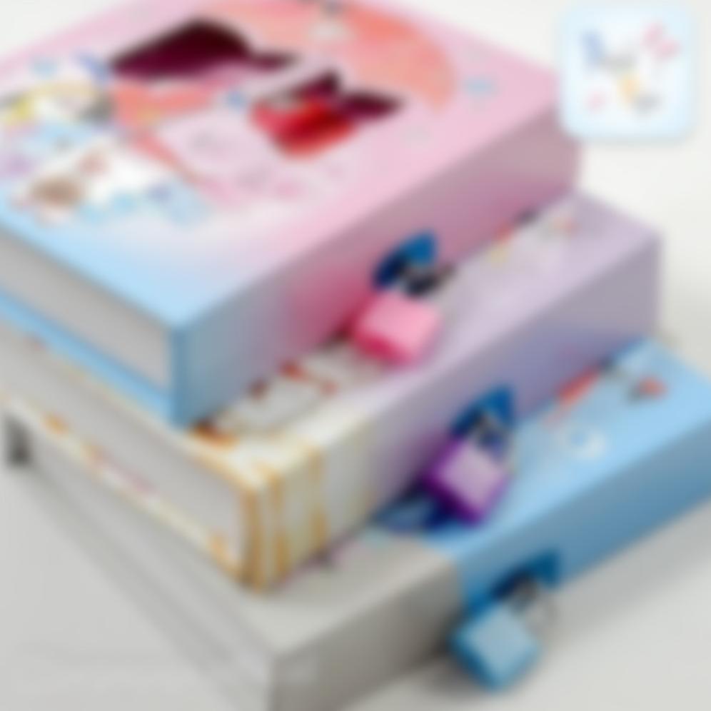 

E6E Buku Diary Korea Besar Note Book Dengan Kunci Gembok Tebal Murah Lucu Dijual