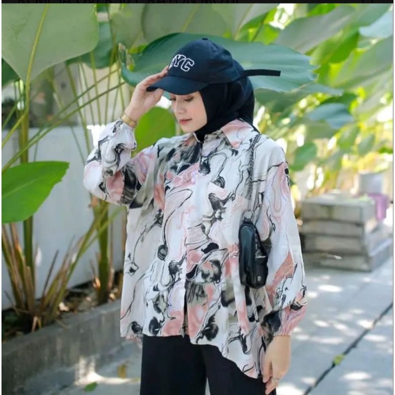 YURIEM BLOUSE RAFLE - KEMEJA COTTON LINEN