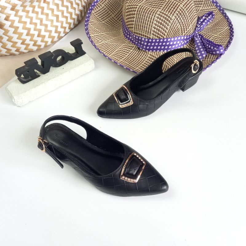 Vinale Blaira Mules | Sandal Mules Wanita | Mules Wanita Daily | Sandal Mules Casual