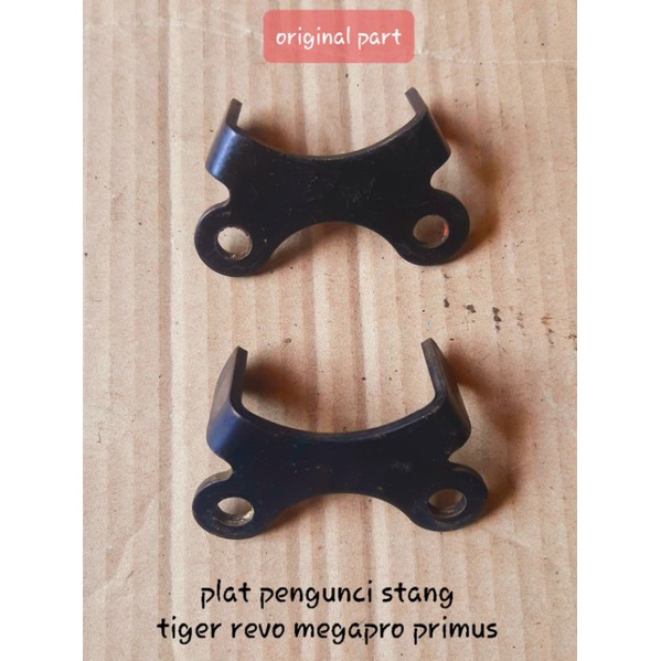 plat pengunci stang tiger revo megapro primus original bawaan motor