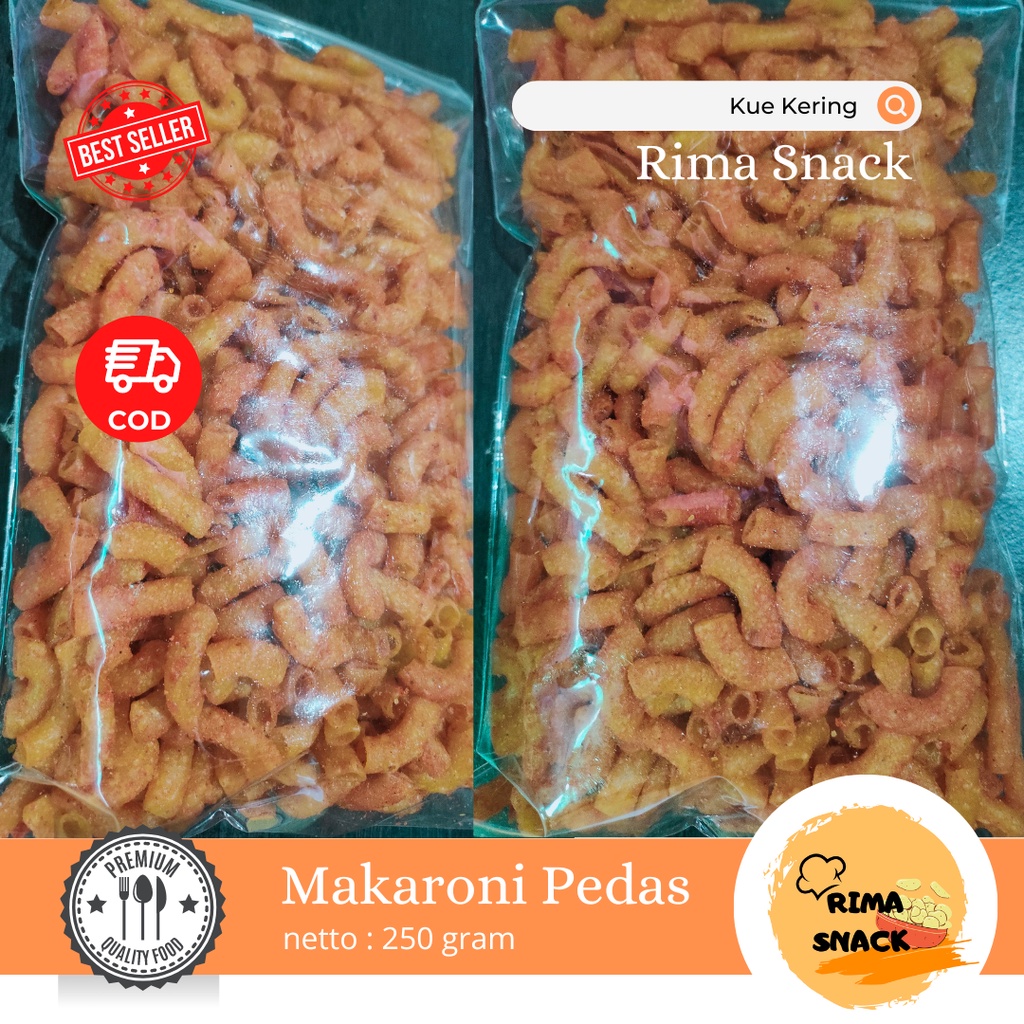 

MAKARONI BALADO 200gram KEMASAN CLIP/ZIPLOC