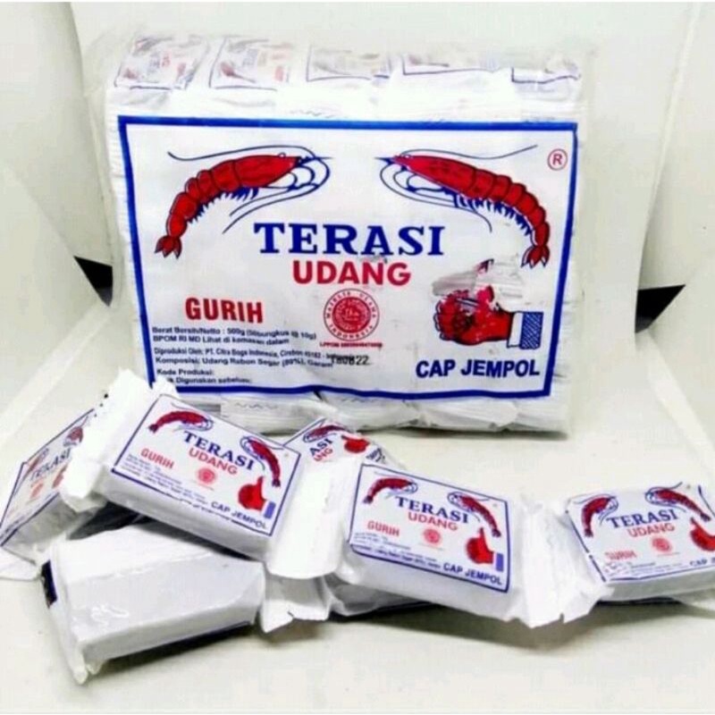 

@50 pcs Terasi Udang jempol ENAK khas Cirebon