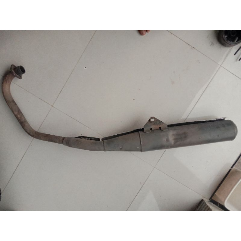 KENALPOT MEGAPRO PRIMUS BEKAS CEPOTAN MOTOR