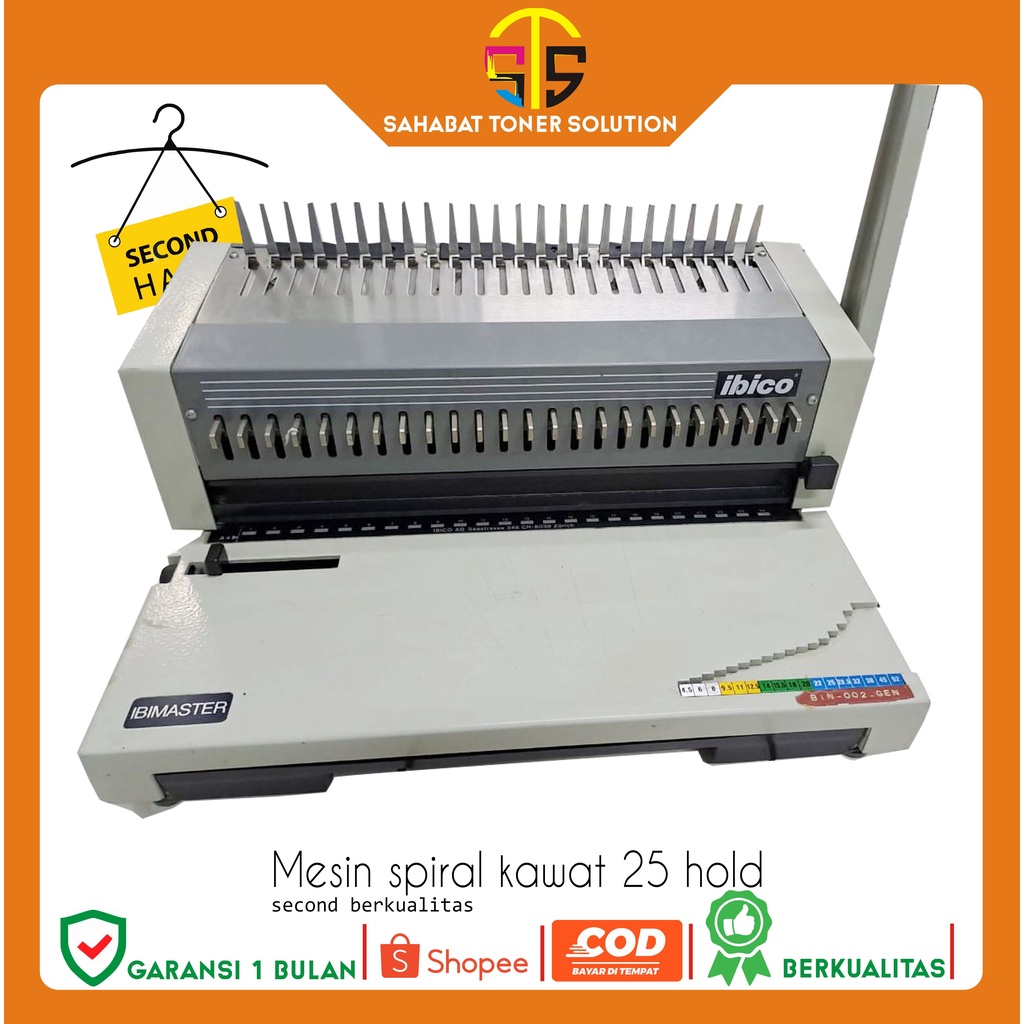 Mesin Spiral Kawat & Plastik Lubeck (24 Hole)