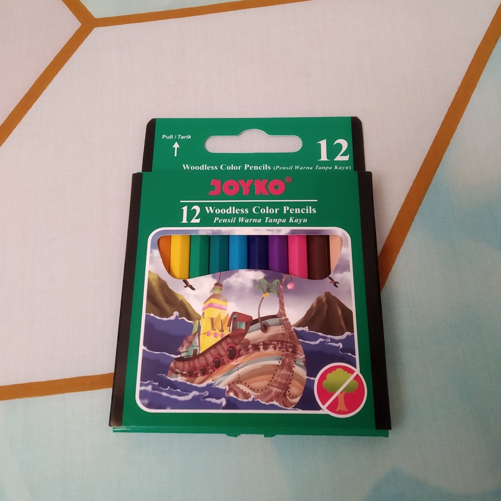 

Pensil Warna JOYKO Pendek Isi 12