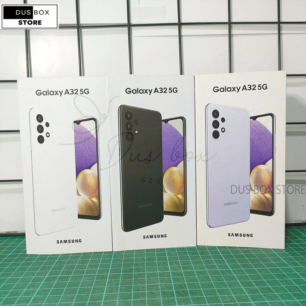 DUS BOX SAMSUNG A32 5g -FREE STICKER DAN FULLSET- BOX SAMSUNG