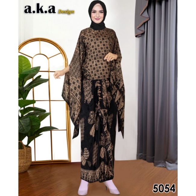 Setelan rok batik viscose premium//baju setelan wanita//setelan batik semi sutra