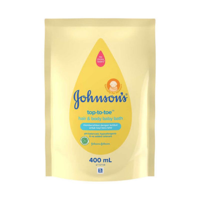 Johnson and johnson top to toe wash