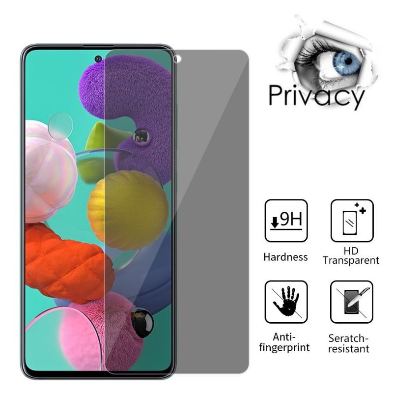 Tempered Glass Anti Spy Samsung A04 A04E A04S A04 Core A14 5G A24 4G A34 A54  A74 5G M13 4G M13 5G M33 M34 5G M53 Anti Gores Anti Spy Privacy Full Layar