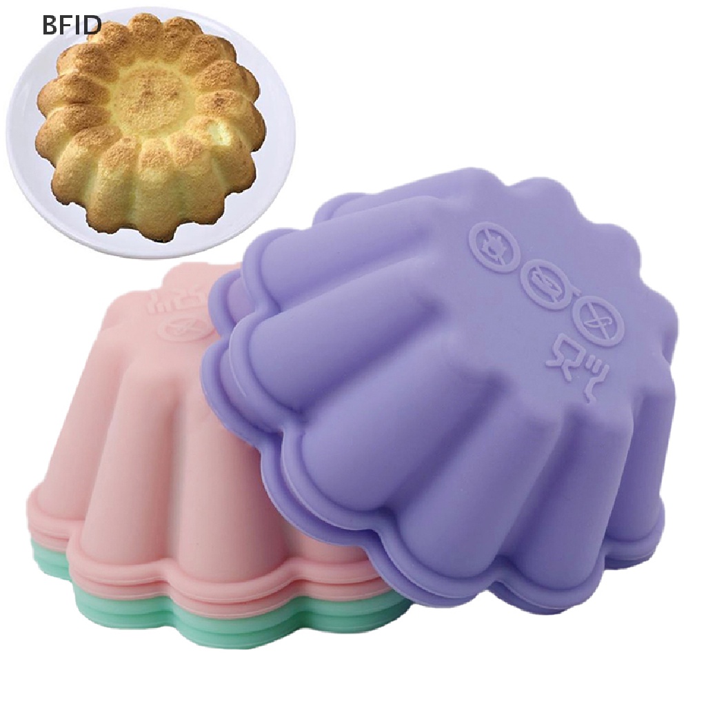 [BFID] 1pc Cetakan Silikon Muffin Cupcake Dapur Bentuk Bunga Baking Pastry Kue Tools [ID]