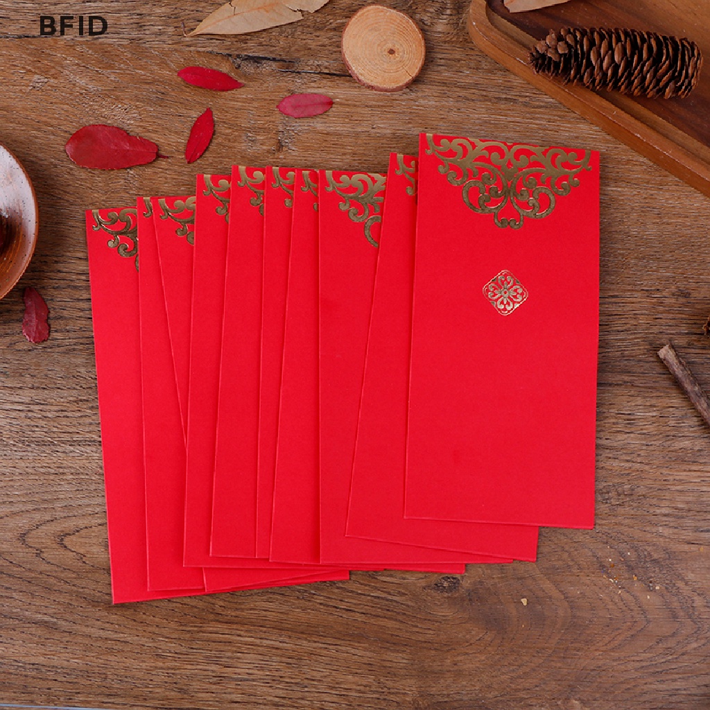 [BFID] 10pcs New Year Wedding Amplop Merah Rat Year Chinese Spring Festival lucky bag [ID]