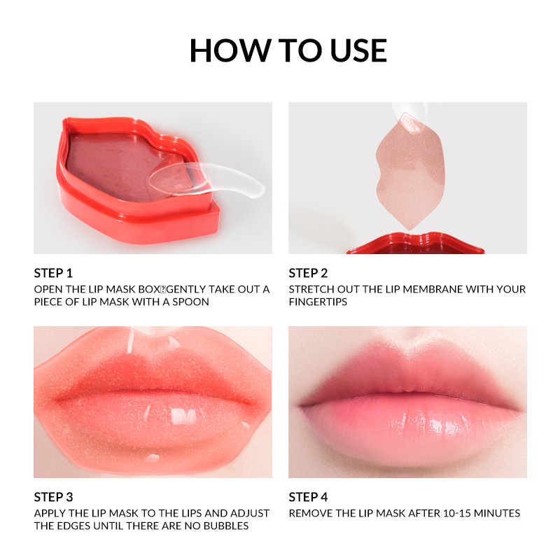 [BPOM][100% ORIGINAL] Bioaqua Cosmetics masker bibir Cherry collagen Moisturizing Essence Lip Mask 60g