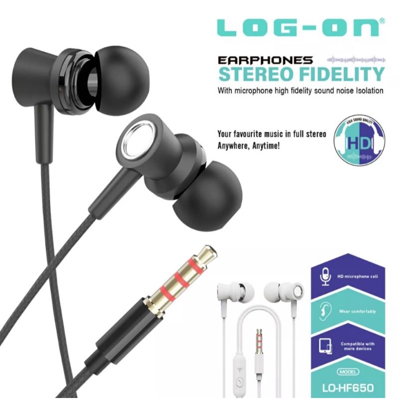 HANDFREE LOG ON HEADSET LOG ON deep bass