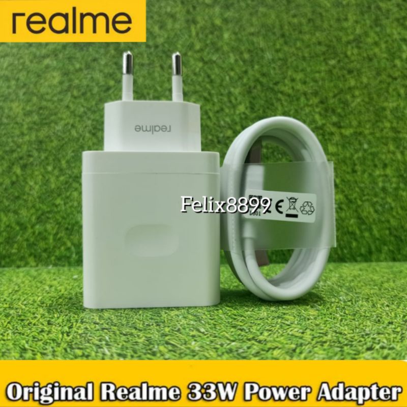 Charger Realme 5 6 7 8 8s 9i 9 Pro 10 Pro 10S 5G Original 33W Super Dart Vooc Type C