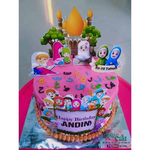 

KUE ULANG TAHUN ANAK KARAKTER MUSLIM