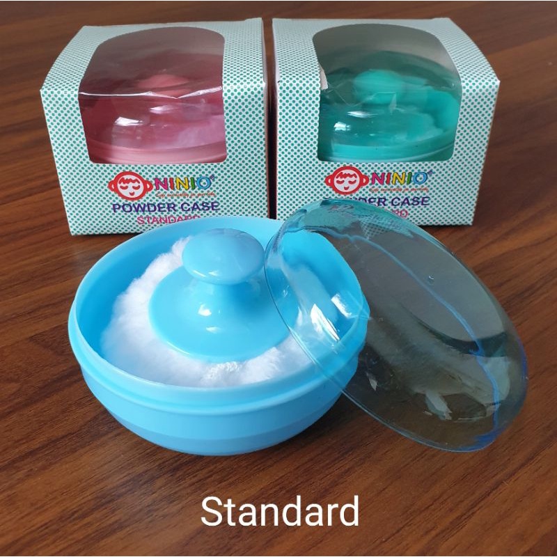 TEMPAT BEDAK BAYI SINGLE PLUS SPONS BEDAK SINGLE DODO | NINIO | BOY / GIRL - BABY POWDER CASE