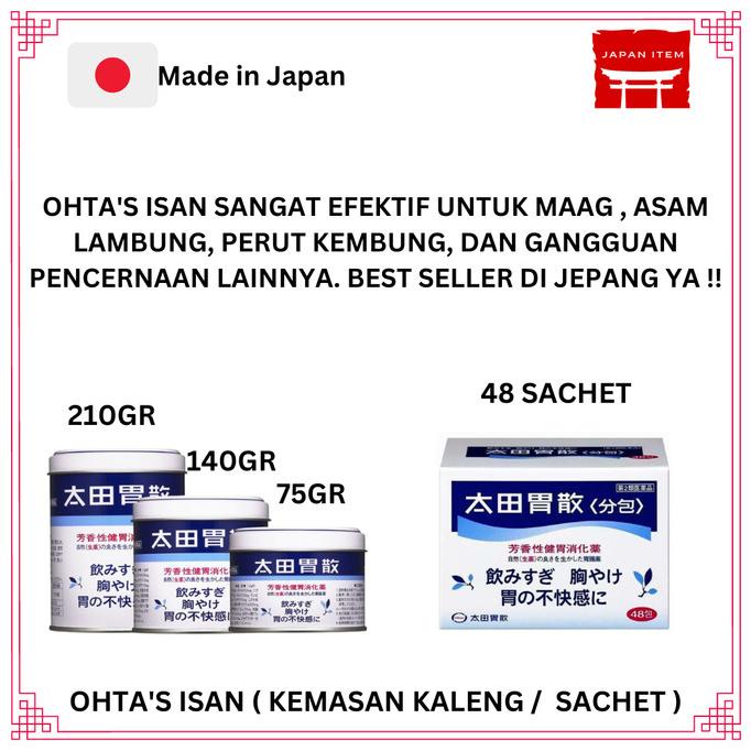 READY STOK EXP 2023 Ohta's Isan Obat maag /asam lambung ohta isan