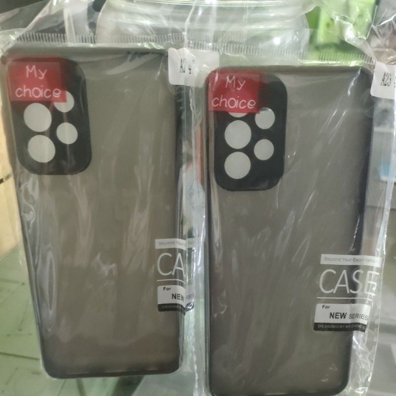 Case Aero My choice Samsung A23 5G A23 4G Silikon Dove Pelindung Camera